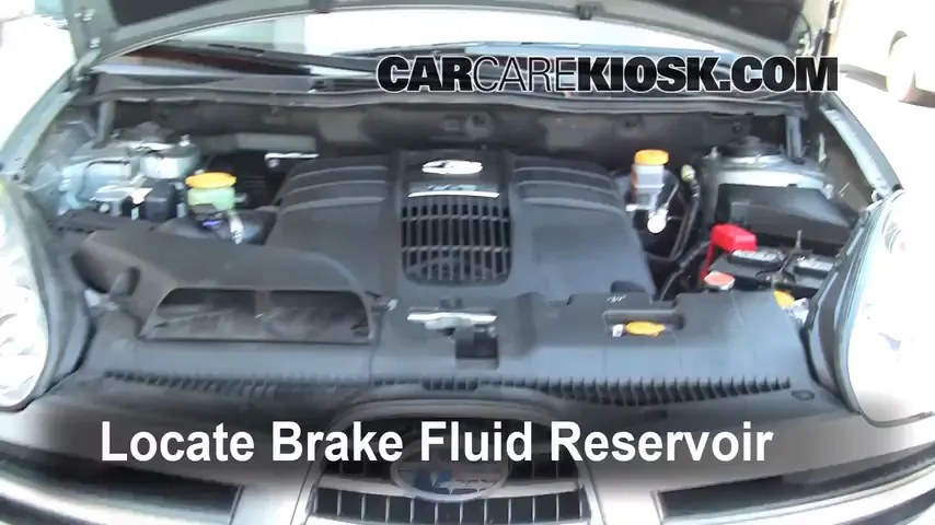 2006 Subaru B9 Tribeca 3.0L 6 Cyl. Brake Fluid